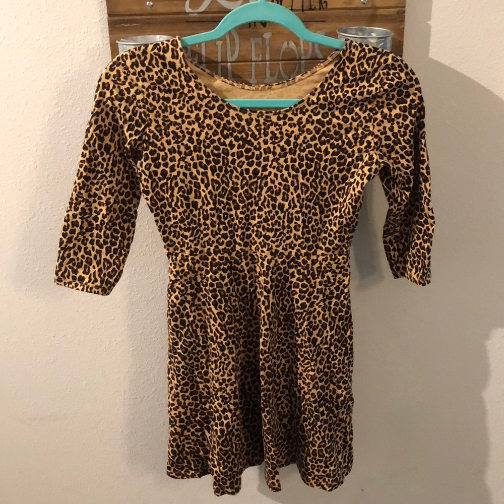 Girls size 10-12 Old Navy animal print dress